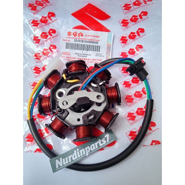 Spul Spull Assy Suzuki smash 110 Old Lama Smash New original SGP