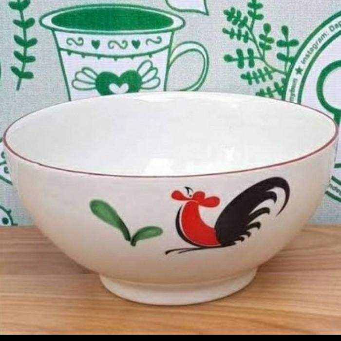 Mangkuk | Mangkok Ayam Jumbo Bowl/Mangkok Keramik Kuah Besar/Mangkok Ayam 23Cm