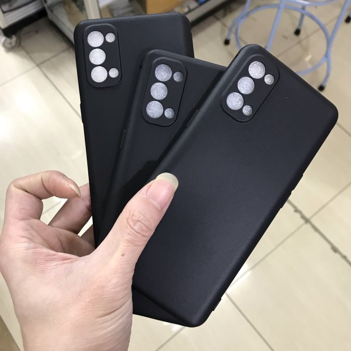 OPPO RENO 4 RENO4 PREMIUM BLACK MATTE CASE ORI 1.5MM CAMERA PROTECTOR