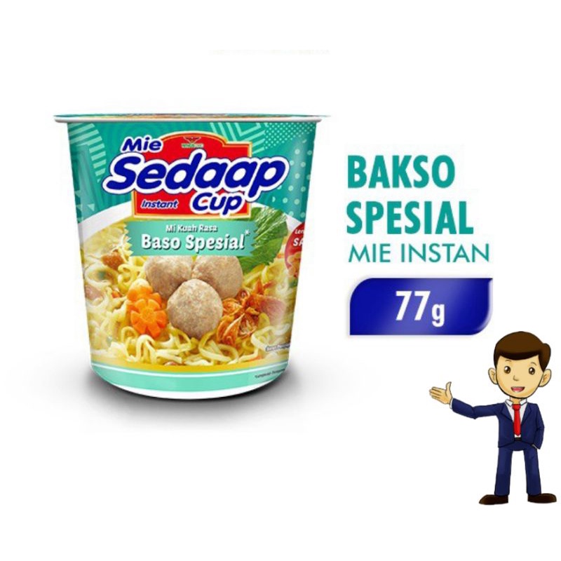 

Sedaap Mie Cup Baso Special 80gr