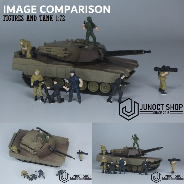 RK Figure Tentara Militer 1:75 1:72 Miniature Hotwheels Army Maket