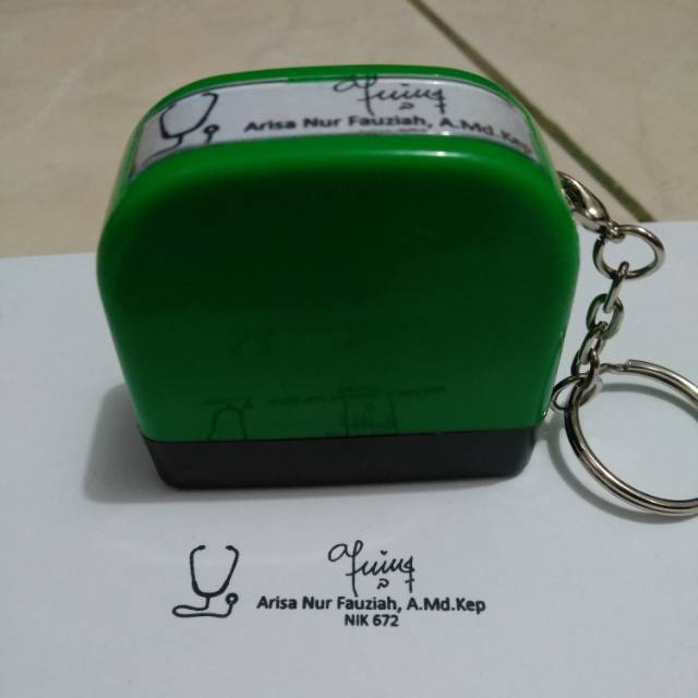 

Stempel Nama dan TTD gambar