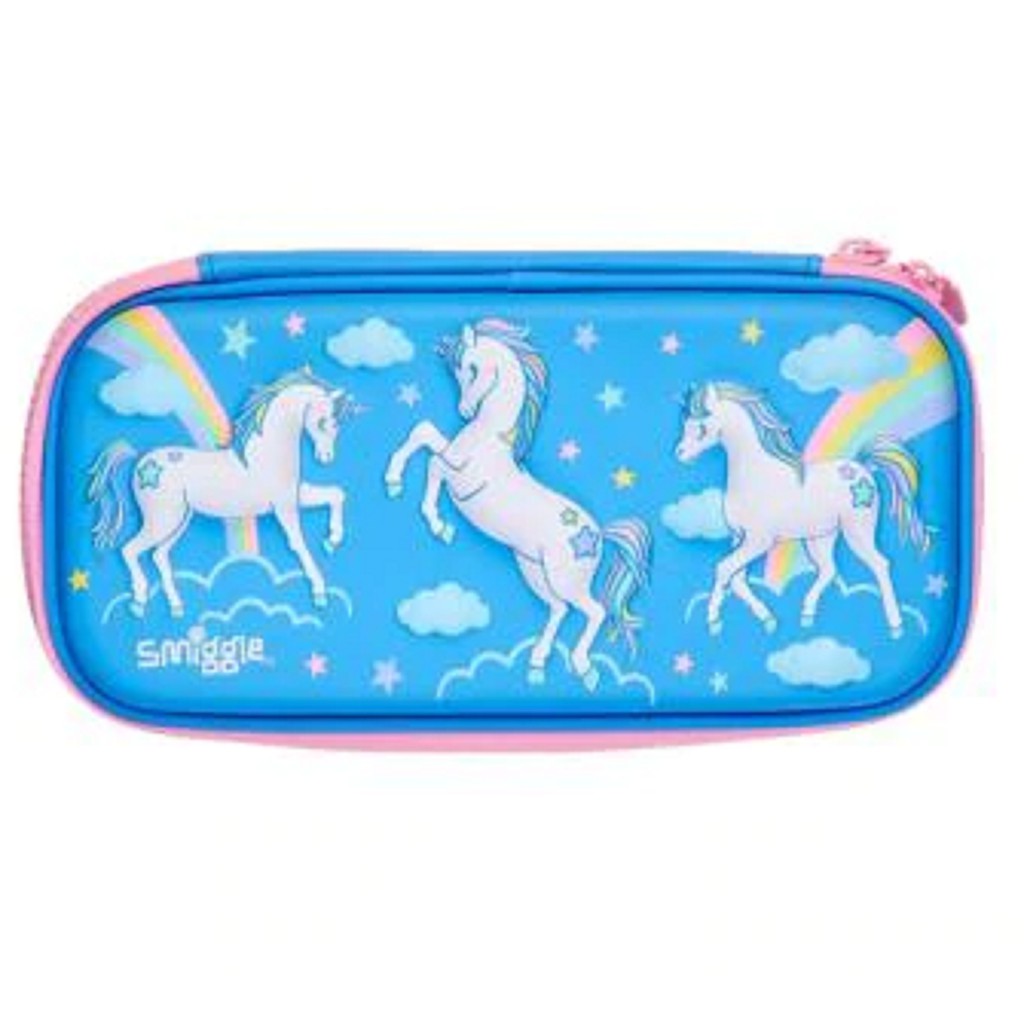 

Smiggle Blue Unicorn Pencil Case