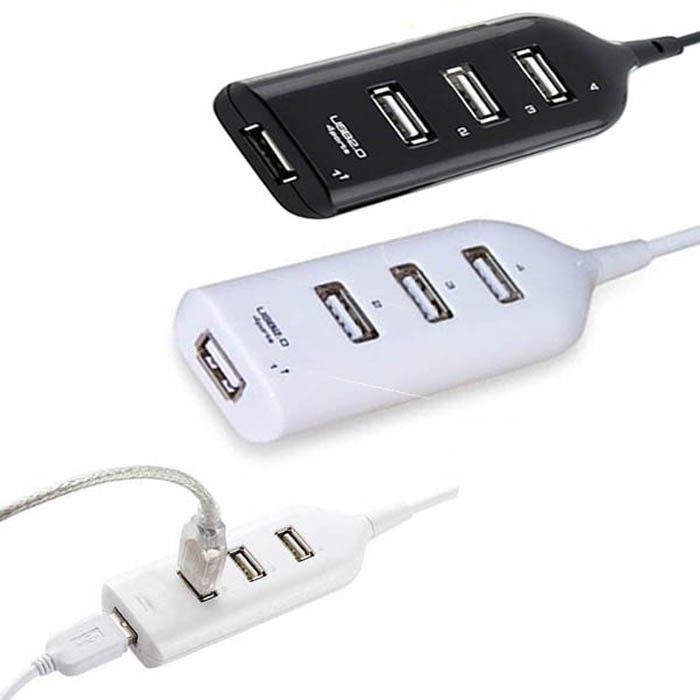 Newtech High Speed 480Mbps 4-Port USB 2.0 Hub 4 in 1