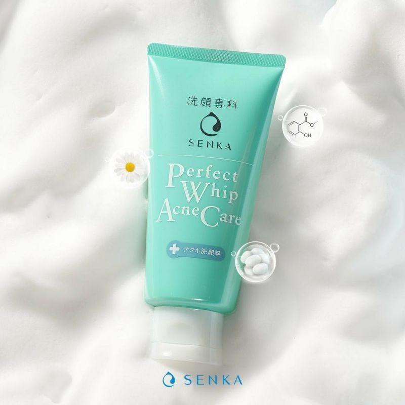 SENKA SHISHEIDO Perfect Whip | White Clay | Acne Care | Fresh