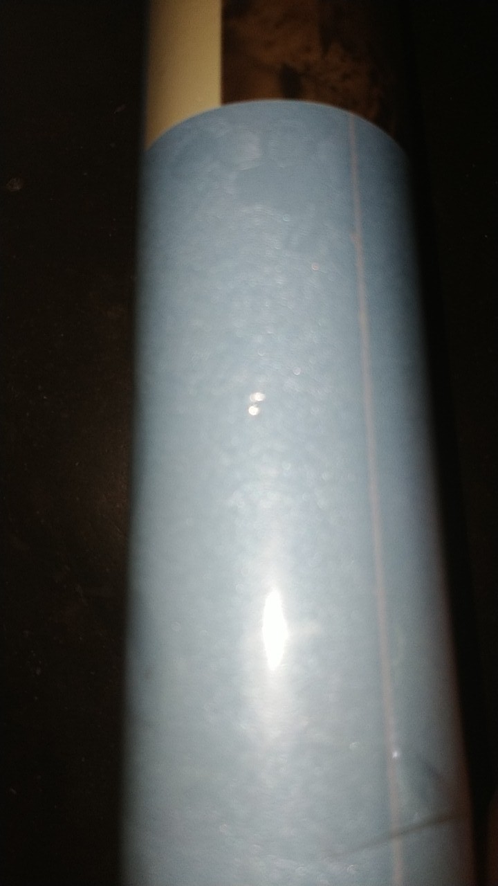 Wallpaper Dinding Stiker Embos Gold Biru 45 Cm X 10 M