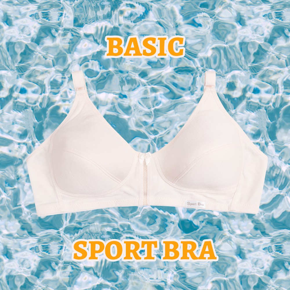 Grape basic sport bra tanpa kawat bh olahraga full cup AW 104 SUPER