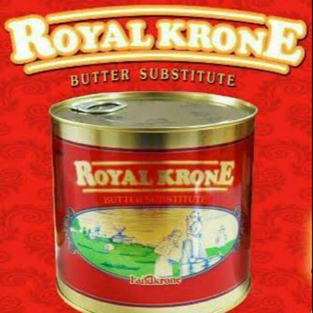 

2 kg butter royal krone kemasan kaleng