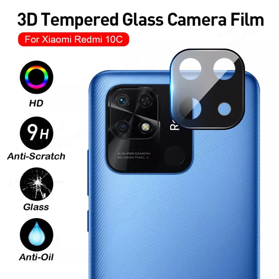 Tempered Glass Camera Xiaomi Redmi 10C ANti Gores Lensa Kamera Belakang Handphone Redmi 10 c