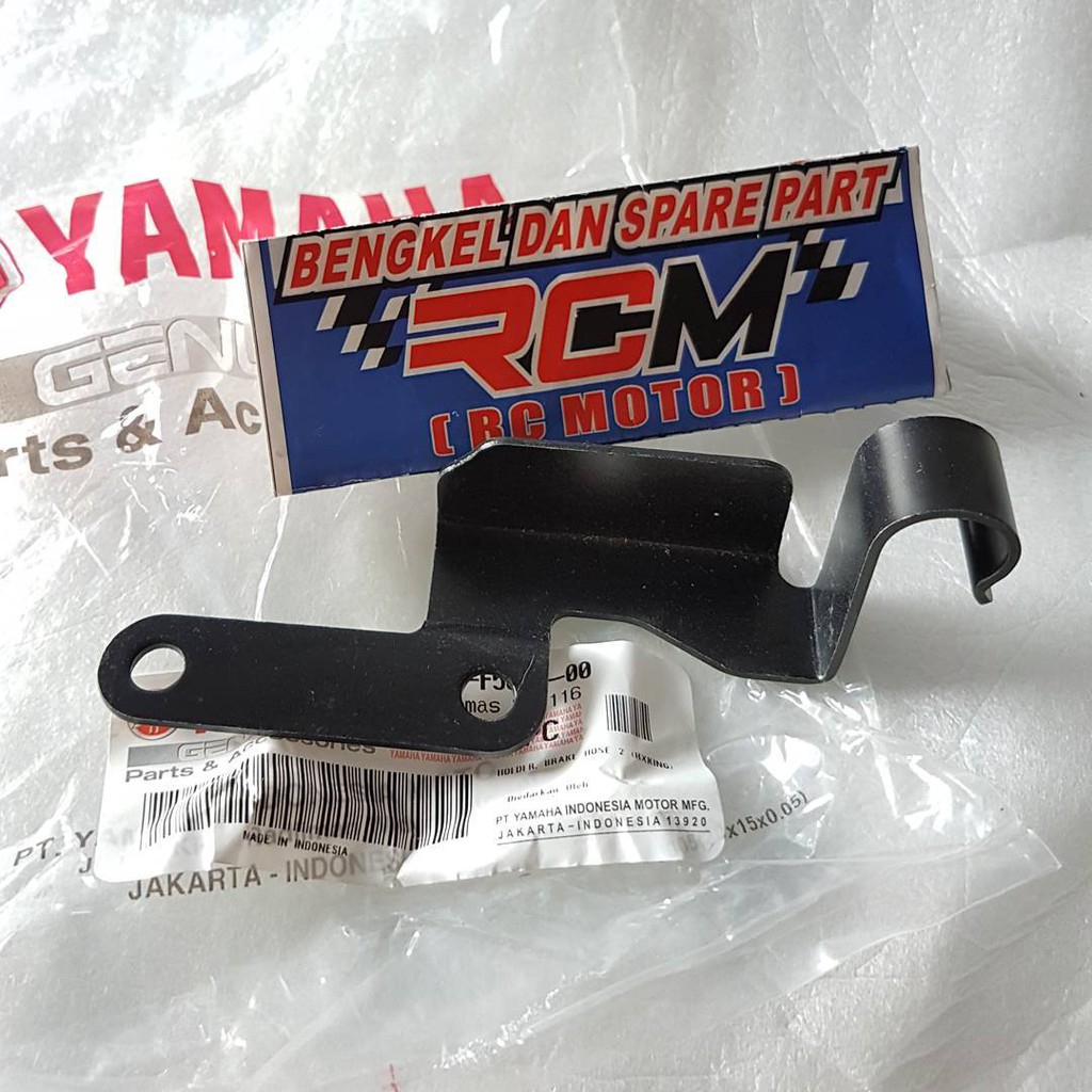 3KA-F5876-00 KLEM BESI BREKET BRACKET CLEM KABEL SELANG REM CAKRAM DEPAN RX KING RXKING ORI YAMAHA YGP ASLI 3KA-F5876-00