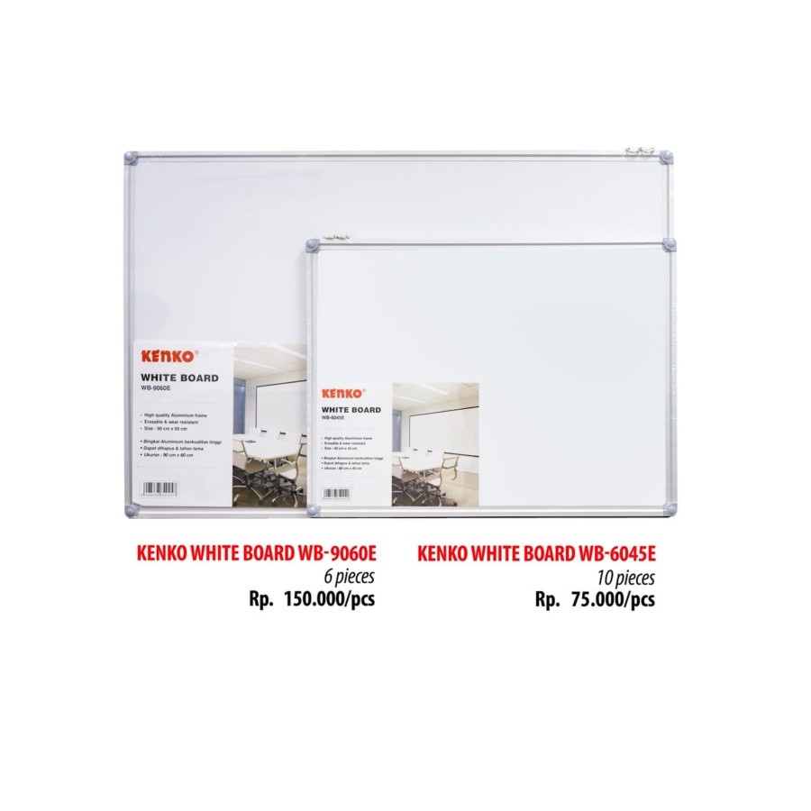 

papan tulis putih kenko/ papan tulis ukuran 60x45cm/ papan tulis murah/ white board murah/ papan tulis belajar/ papan tulis sekolah