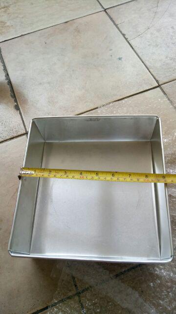 Loyang Kue Kotak Uk. 22cm*22cm Tebal 0,8mm-loyang Maksuba-loyang Browni