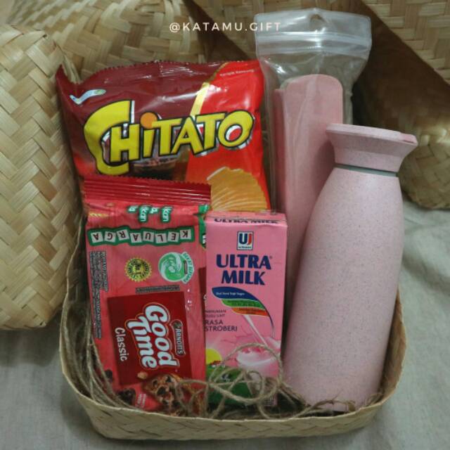 

snackbox pink series (B) / Hampers / birthday gift