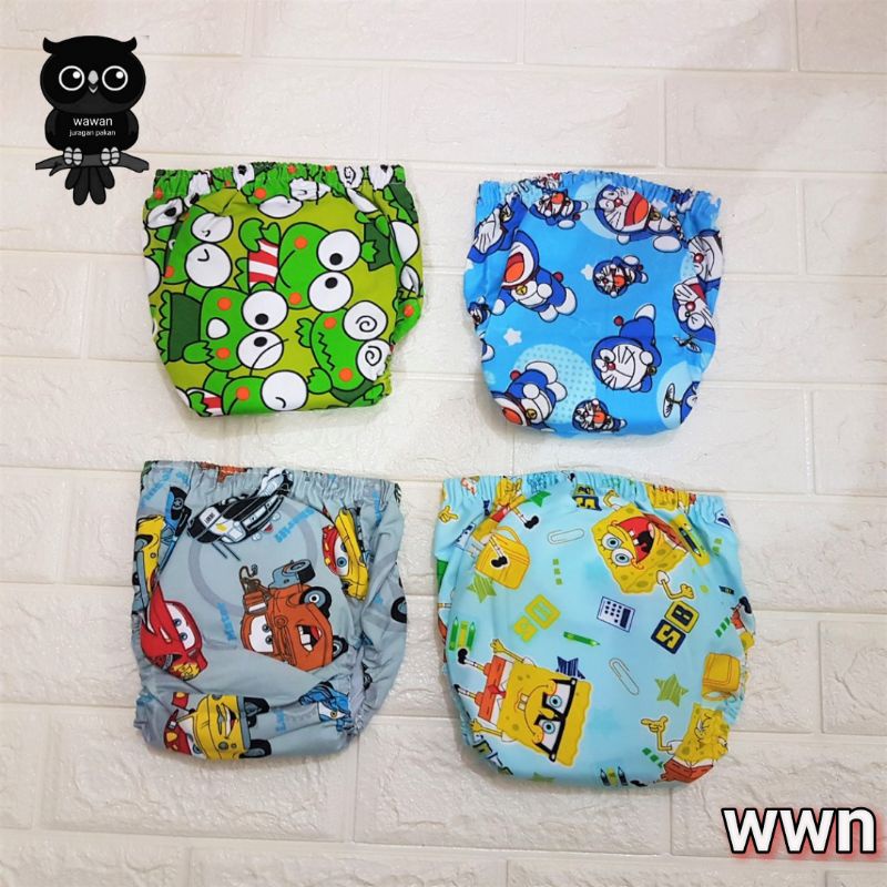 POPOK BAYI CLODI CUCI ULANG MOTIF LUCU