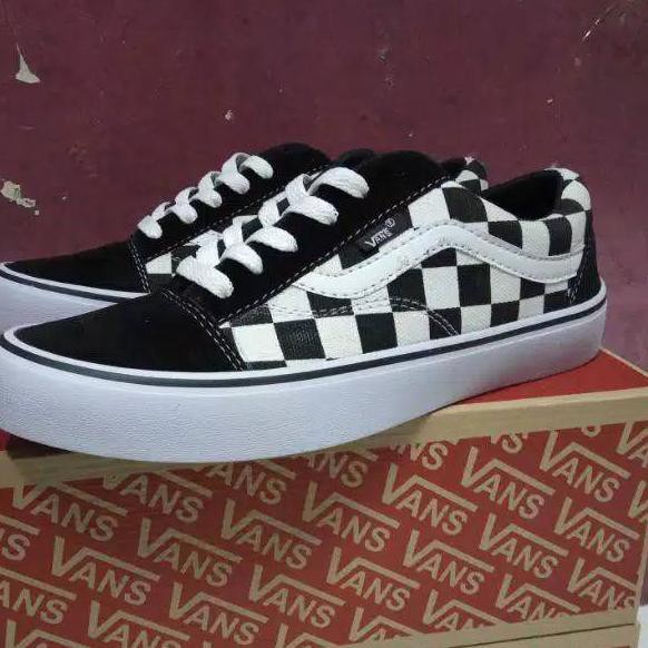 Koleksi Terbaru PROMO SEPATU  VANS  OLD SCHOOL CATUR  