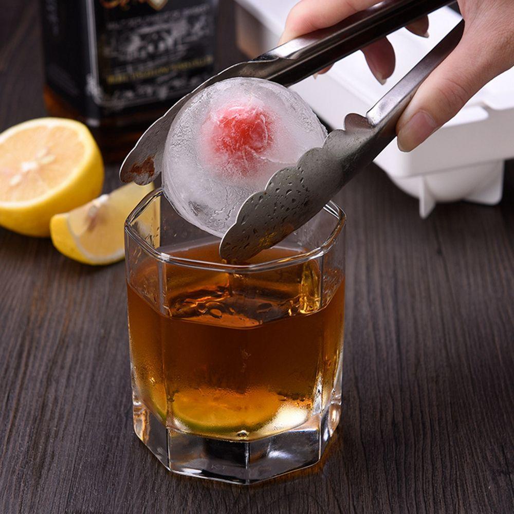 【 ELEGANT 】 Ice Ball Maker Bulat Safety Food Grade Silikon Pesta Whiskey Mold Bar Alat