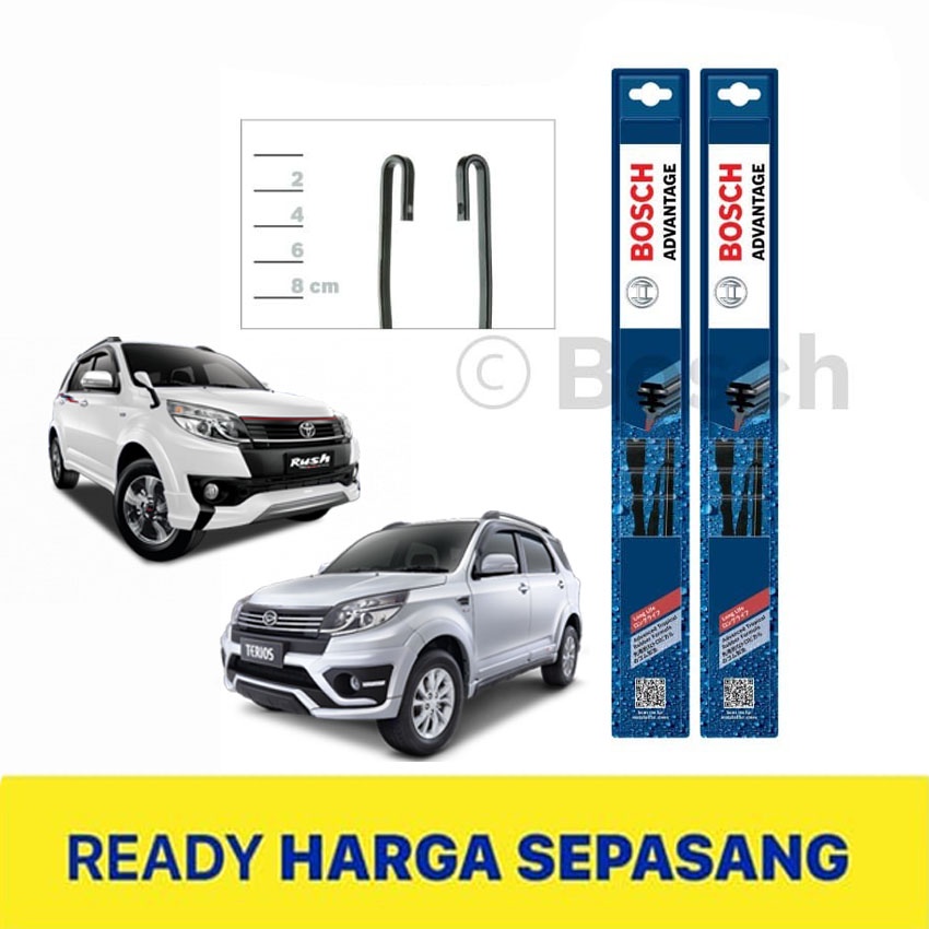 WIPER BLADE MOBIL RUSH TERIOS BOSCH ADVANTAGE 21&quot; - 18&quot; ORIGINAL