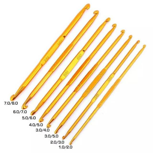 Hakpen aluminium dua kepala 8pcs/set