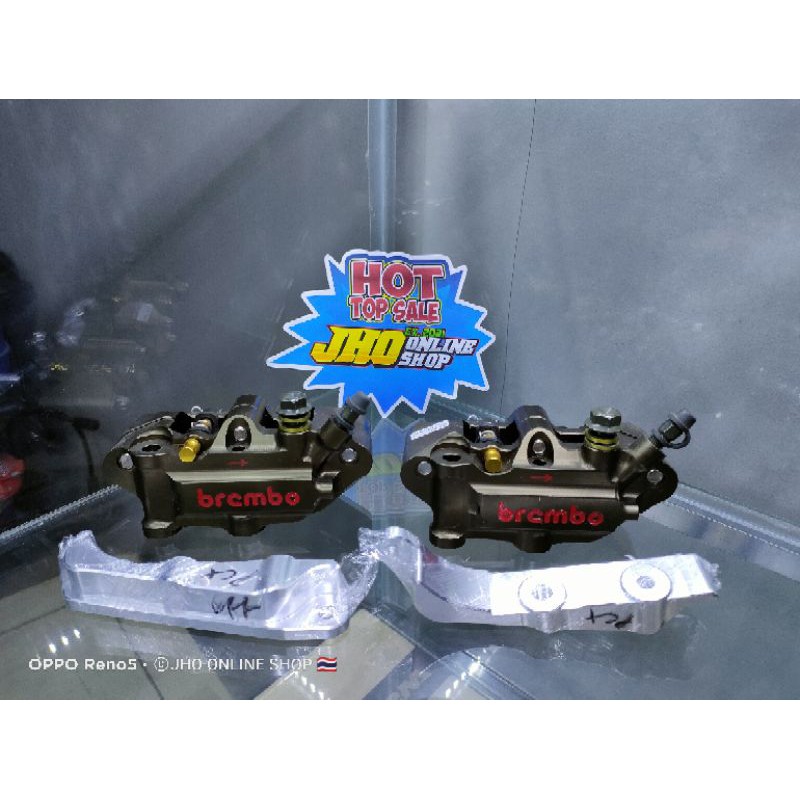 PAKETAN KALIPER DEPAN BREMBO MONOBLOK PCX LOKAL PCX CBU PAKET KALIPER DEPAN PCX