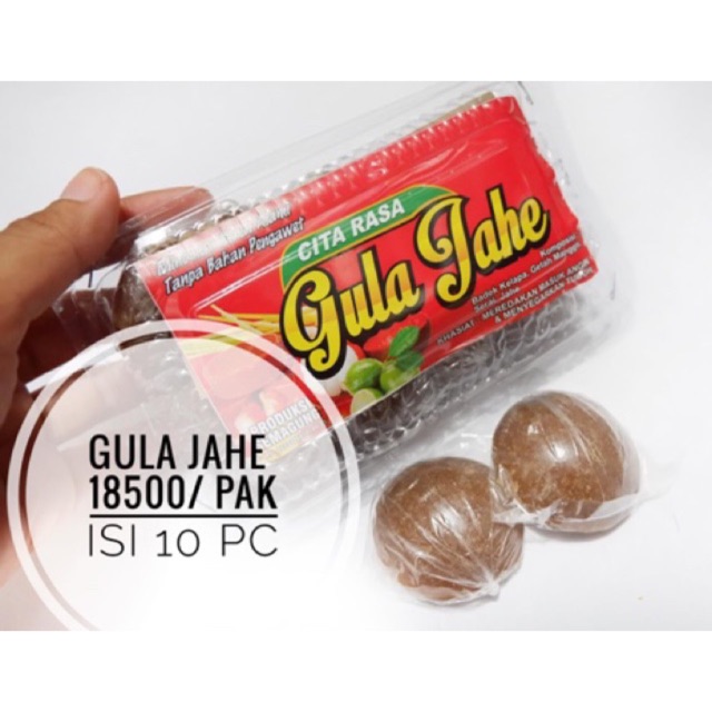 

Gula Jahe Alami Purworejo isi 8 butir#jahe gula jawa#wedang jahe#jahe#sari jahe#minuman herbalt