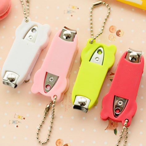 Gunting Kuku Kecil Aman ANTI SLIP untuk Bayi Lucu Jepit Kuku Kartun Potong Kuku Nail Clipper