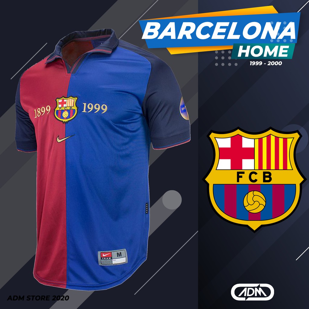 Jersey Baju Bola BAARCAA HOME CENTENARY 1999/2000 Grade Ori