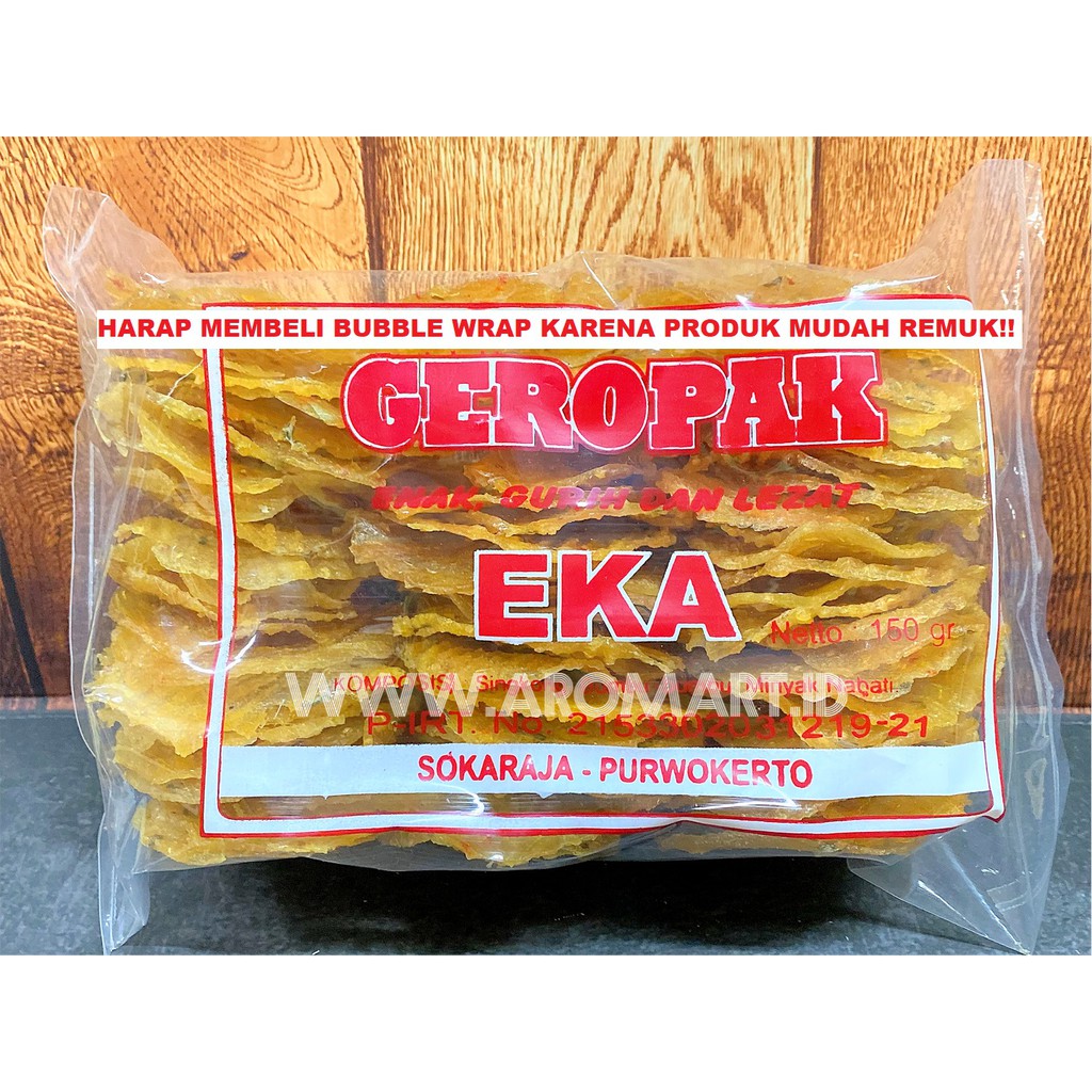 

Geropak Eka / Kerupuk Opak Mentah - 150g