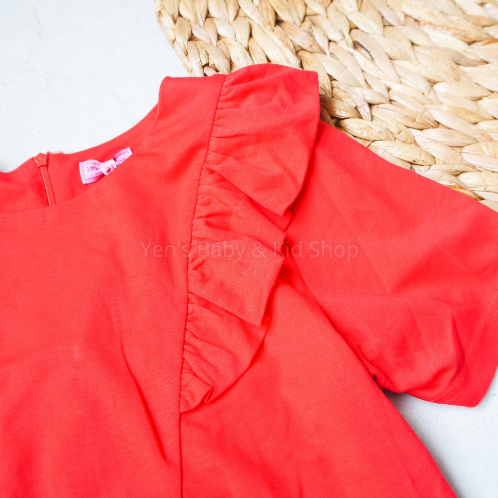 MONNALISA Blouse Upside Ruffle - Baju Anak