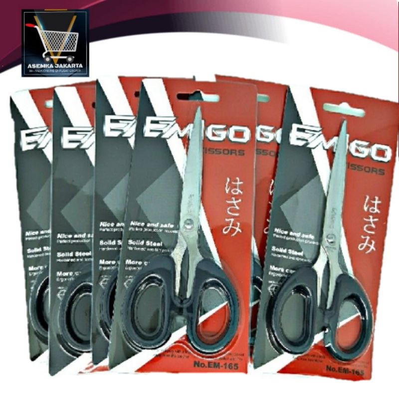 

mg [AJ] Gunting kertas Emo (6pcs) BESAR sedang kecil