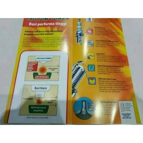 ✩66116✶ Busi Iridium Denso IK20L Honda Mobilio Freed BRV HRV