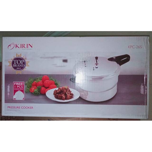 [SUSE] KIRIN PRESSURE COOKER KPC 26 S PANCI PRESTO 10 LITER DAGING EMPUK AWET MURAH GARANSI LOW WATT