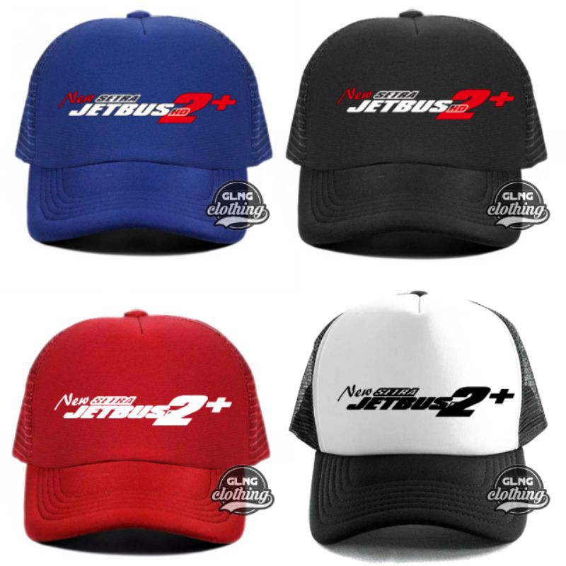 Topi Jetbus 2+ - Topi Trucker Jetbus 2+
