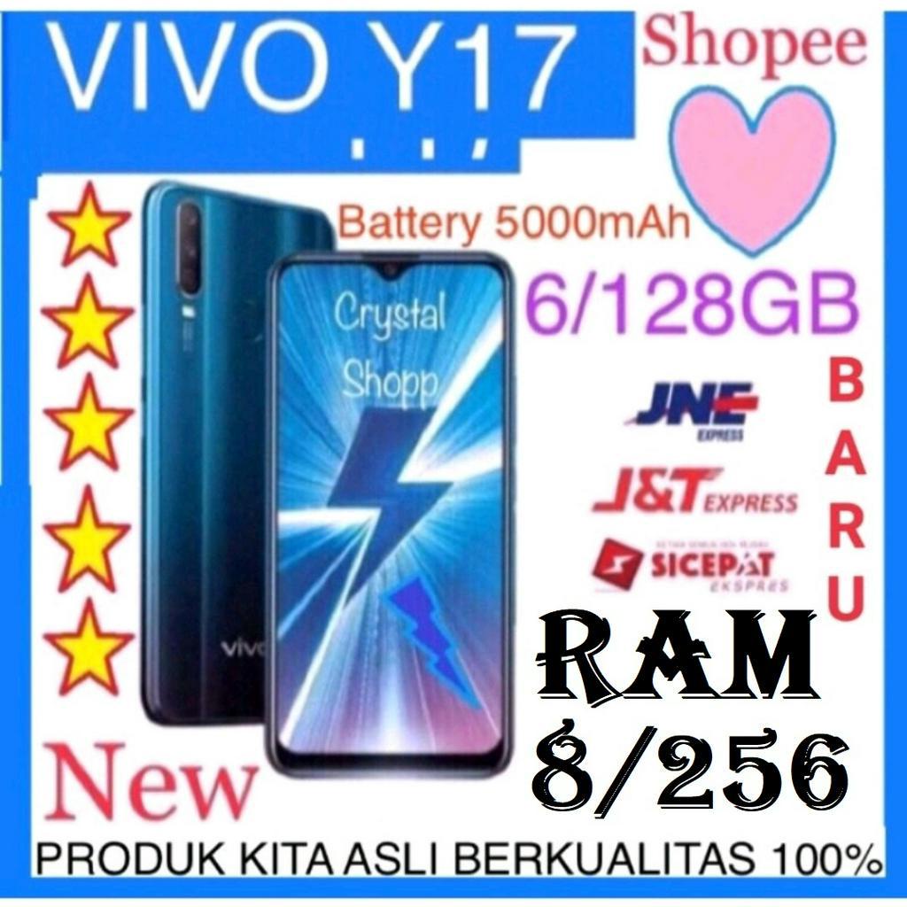 VIVO Y17 ORI RAM 8/256GB &amp; 6/128GB BARU AL Triple Camera Bterai 5000mAh. FULLSET SEGEL GARANSI 1TAHUN Layar 6,35inch