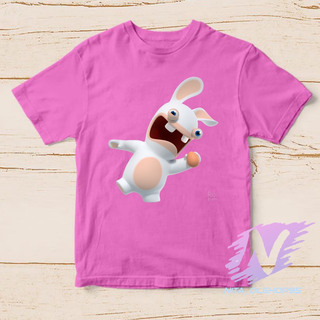 kaos rabbids kartun anak baju kaos kartun rabbit