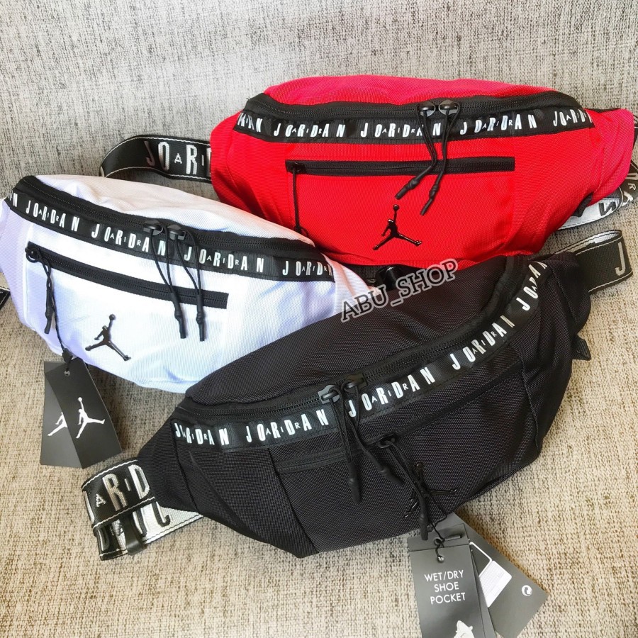 Tas Pinggang Wanita Waist Bag Wanita Slempang batam branded kekinian murah air jordan nike miro U3Z1