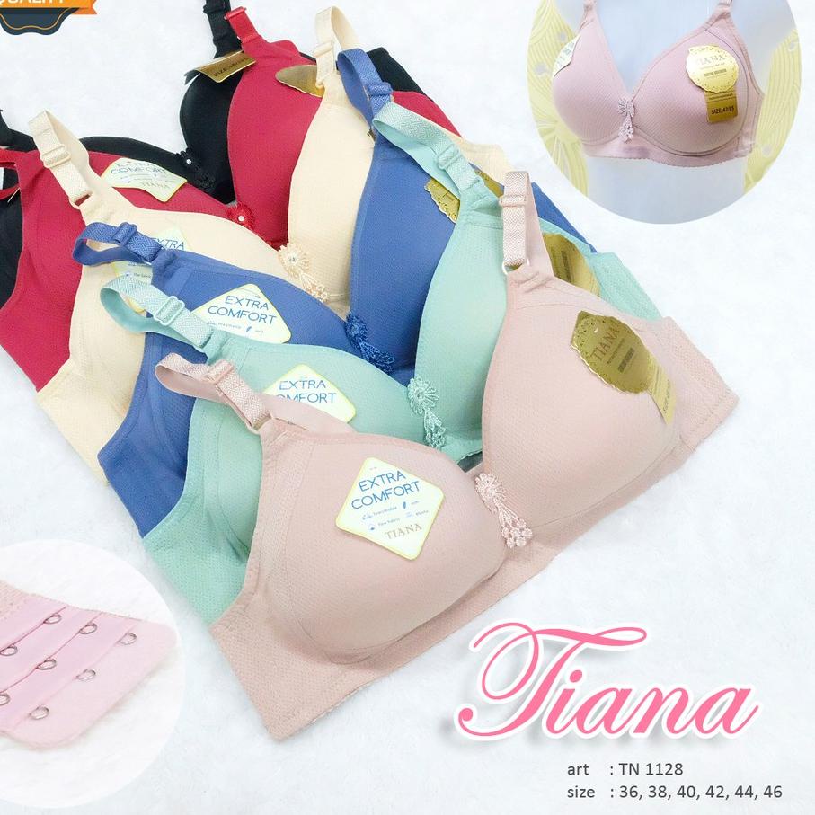 ➩ TIANA | BRA Cup Besar Kait 3 / BH Jumbo / Breathable Bra / art TN 1128 ✿