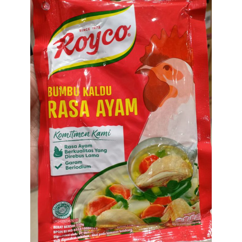 

Royco Bumbu Pelezat Serba Guna Rasa Ayam / Sapi 230gr