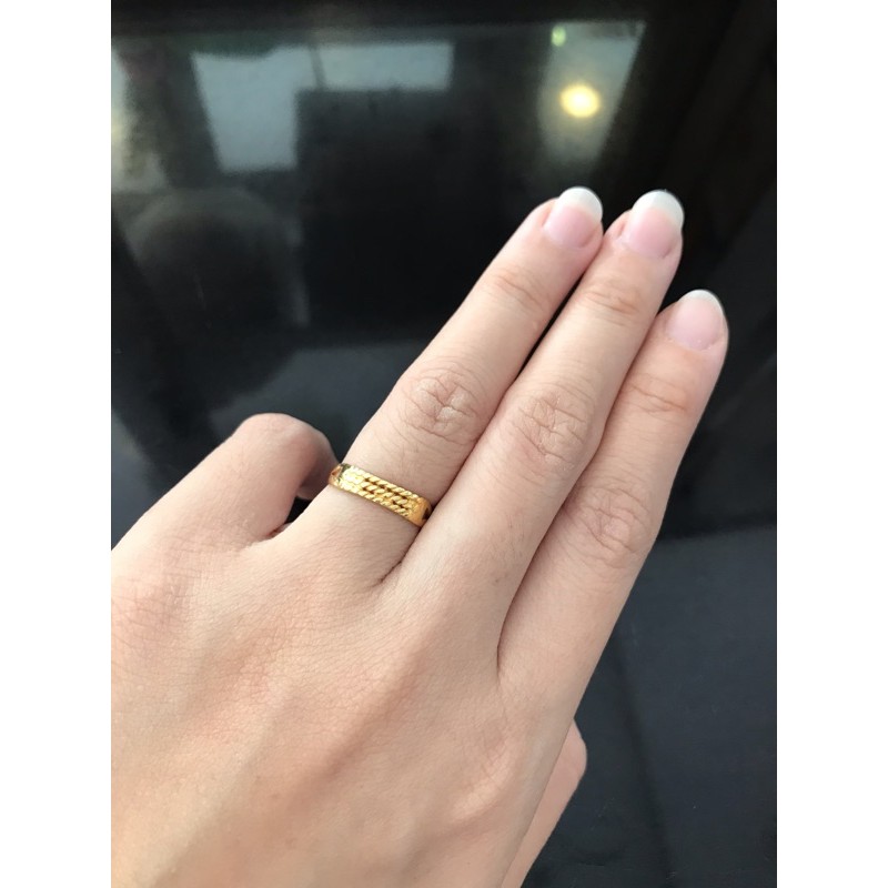 Cincin tali air emas asli kadar 97% 24k