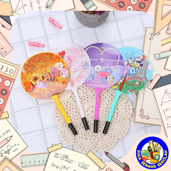 

SELUSIN Pena / Pulpen Kipas Mini Motif Idol Korea S0227