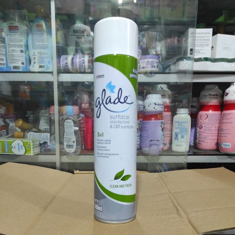 Glade Surface Disinfectant & Air Sanitizer Clean And Fresh 400ml