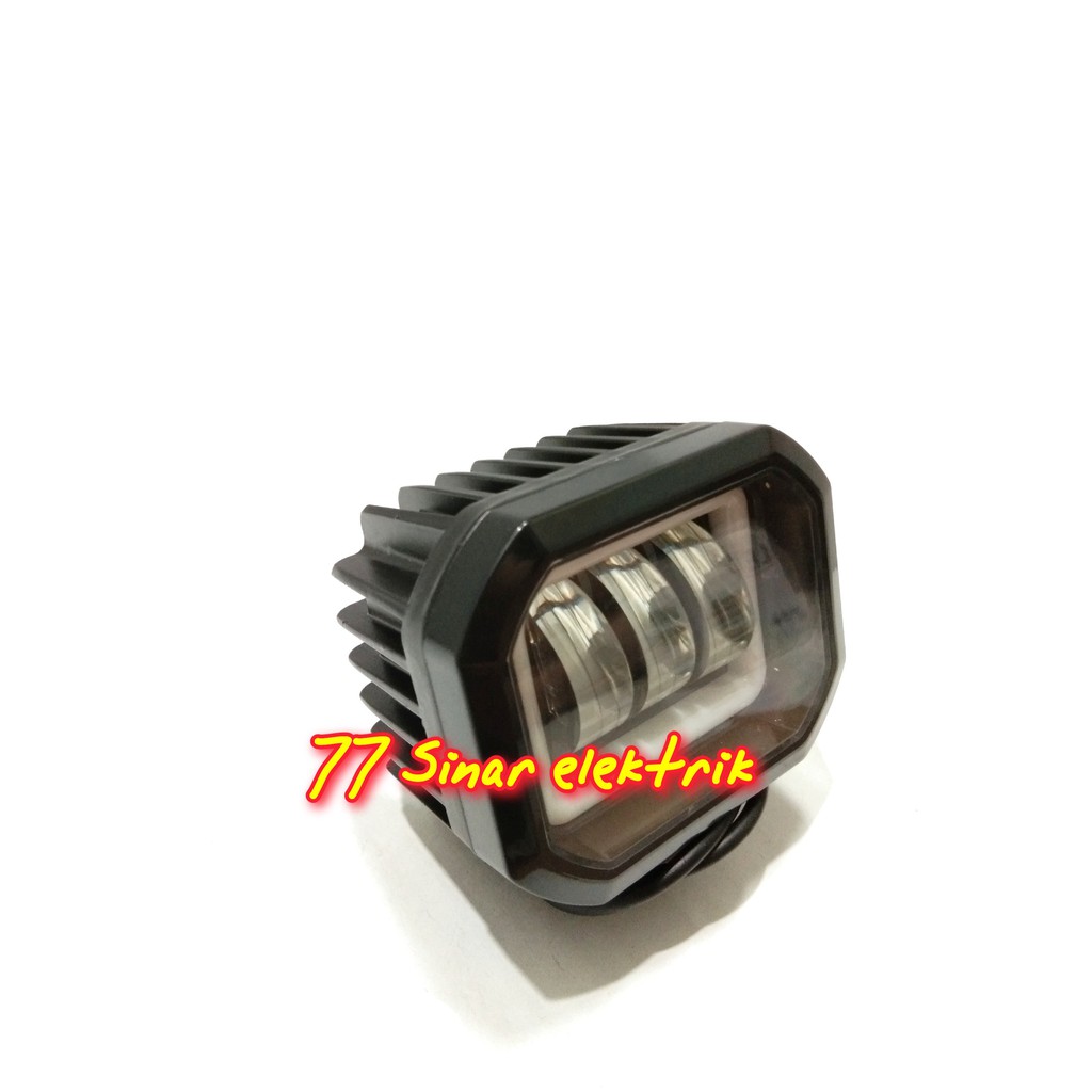 Terbaru Lampu Tembak Led Cwl 3 Mata Led Myth 2 Warna Kotak 3.5In Lensa 6D Lampu Tembak Sorot Led