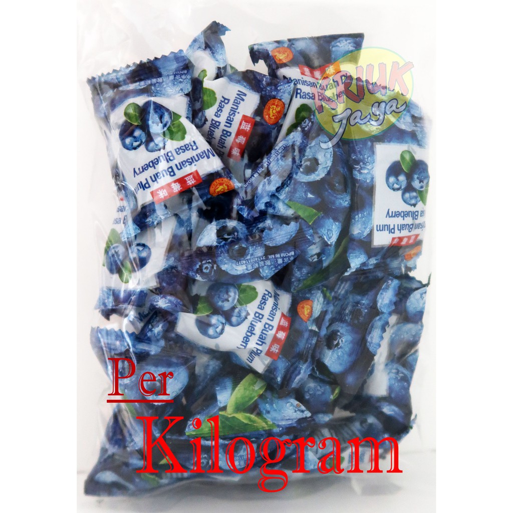 

QH Manisan Buah Plum Basah Rasa Blueberry Packing Spesial ( 1 Kg )