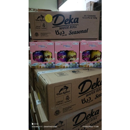 (via kargo) Deka wafer roll 1 karton
