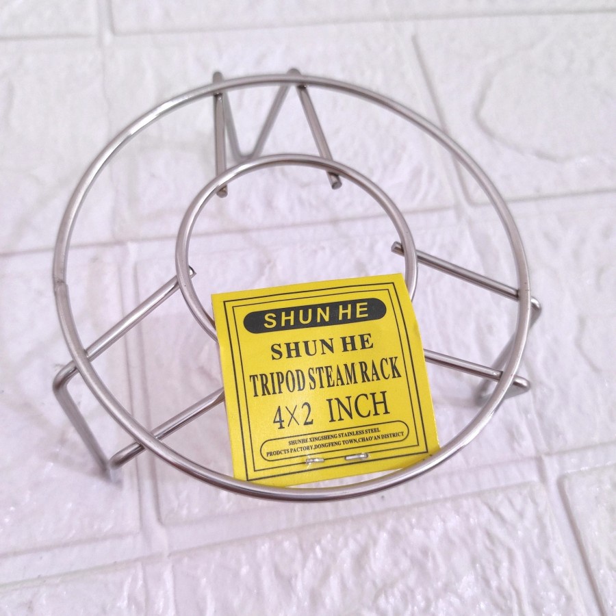 Tatakan kompor alas panas stainless tatakan panci 4x2inch