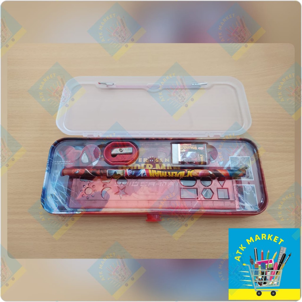 

Kotak Tempat Pensil / Pensil Case Kaleng SET Motif lucu XDA-3343