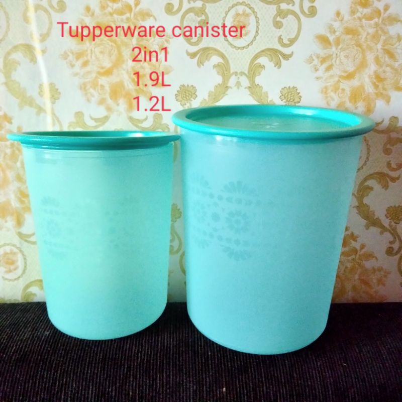 Tupperware canister tosca 2in1