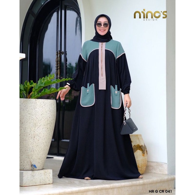 GAMIS WANITA TERBARU ORIGINAL BRANDED NINOS DESIGN GAMIS LEBARAN GAMIS REMAJA BAJU WANITA TERBARU OR