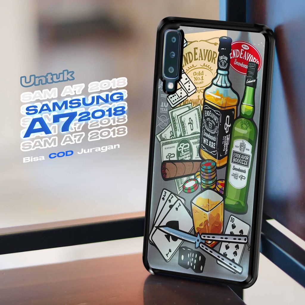 Case SAMSUNG A7 2018 - Casing SAMSUNG A7 2018 [ GRAFITY ] Silikon SAMSUNG A7 2018 - Case Hp - Case M