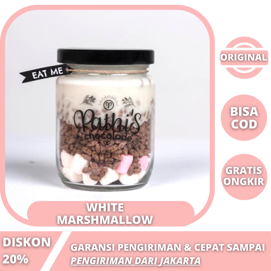 

Pathis Chocolade Coklat Lumer Crunchy - WHITE MARSHMALLOW
