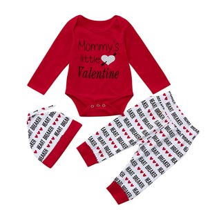 Bayi Baru Lahir Bayi Laki Laki Baju Monyet Surat Celana Topi Pakaian Hari Valentine Set